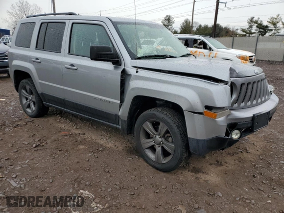 2015 Jeep Patriot High Altitude with VIN 1C4NJRFB2FD245075, listed as a Copart auction lot 46988625 with 103,443 mi miles and Salvage Title. Bid and sale history available at carsss.com. Image 4.