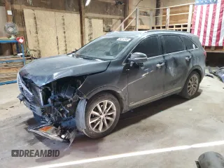2018 Kia Sorento SX with VIN 5XYPKDA54JG421158, listed as a Copart auction lot 89214145 with 148,366 mi miles and Salvage Title. Bid and sale history available at carsss.com. Image 1.