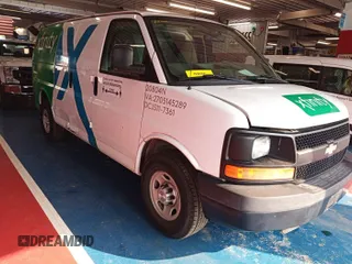 2015 Chevrolet Express Cargo with VIN 1GCWGFCF1F1160108, listed as a IAAI auction lot 42727390 with 123,035 mi miles and . Bid and sale history available at DreamBid. Image 16.