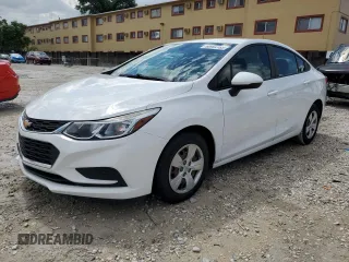 2018 Chevrolet Cruze LS with VIN 1G1BC5SM5J7125459, listed as a Copart auction lot 56994185 with 90,052 mi miles and Clean Title. Bid and sale history available at DreamBid. Image 1.