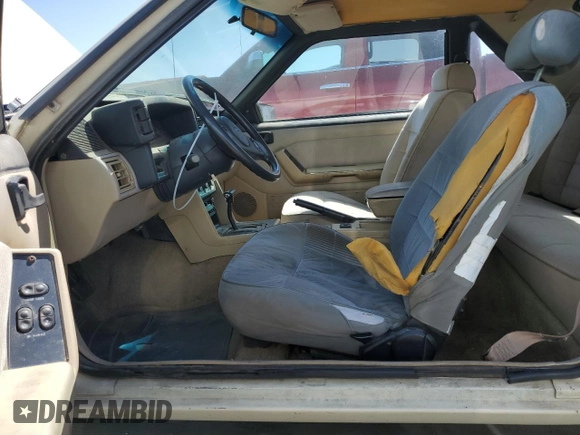 1989 Ford Mustang with VIN 1FABP41A2KF192787, listed as a Copart auction lot 55306575 with 14,103 mi miles and Clean title. Bid and sale history available at DreamBid. Image 7.