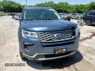 2018 Ford Explorer Platinum z VIN 1FM5K8HT4JGA54385, wystawiony jako Copart lot #57814475 z przebiegiem 105 489 mil mil oraz Szkoda całkowita • Salvage title. Historia ofert i sprzedaży dostępna na DreamBid. Obrazek 14.
