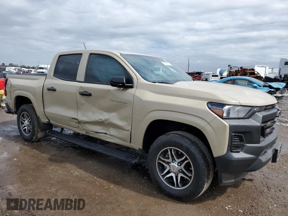 2024 Chevrolet Colorado 2WD Work Truck with VIN 1GCGSBEC7R1190541, listed as a Copart auction lot 47642775 with 14,515 mi miles and Clean title. Bid and sale history available at DreamBid. Image 4.