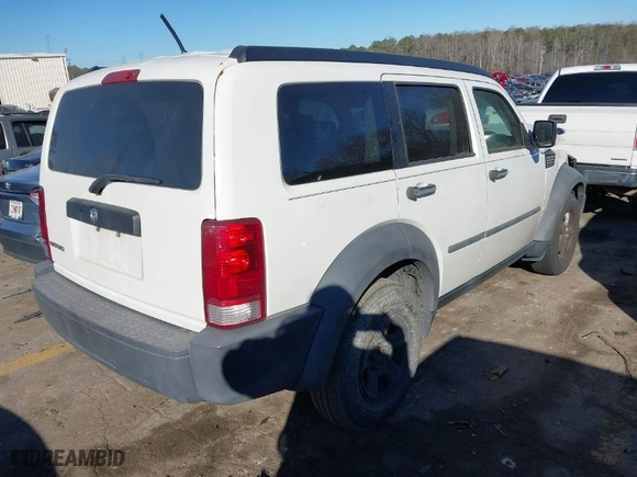 2007 Dodge Nitro SXT with VIN 1D8GT28KX7W591146, listed as a IAAI auction lot 41334481 with 88,459 mi miles. Bid and sale history available at carsss.com. Image 4.