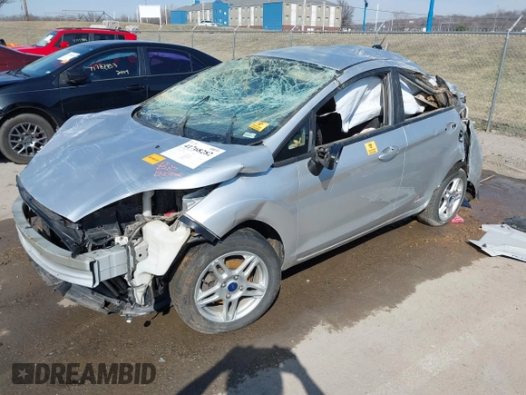 2017 Ford Fiesta SE with VIN 3FADP4BJ9HM109517, listed as a IAAI auction lot 41768282 with 1 mi miles. Bid and sale history available at carsss.com. Image 2.