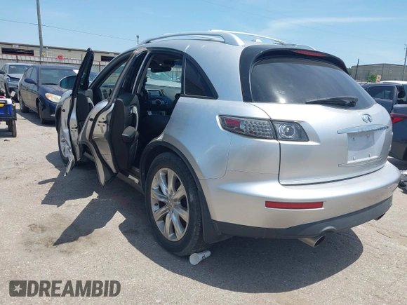 2008 Infiniti FX z VIN JNRAS08U18X103386, wystawiony jako IAAI lot #42260026 z przebiegiem Nie podano mil oraz . Historia ofert i sprzedaży dostępna na DreamBid. Obrazek 3.
