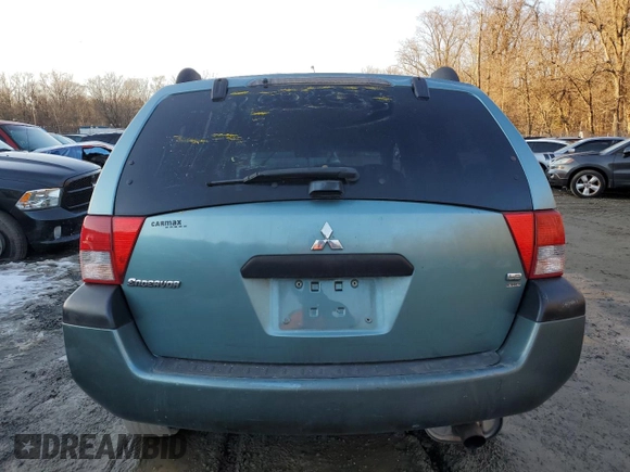 2004 Mitsubishi Endeavor LS with VIN 4A4MN21S04E094896, listed as a Copart auction lot 42408475 with 0 mi miles and Salvage Title. Bid and sale history available at carsss.com. Image 6.
