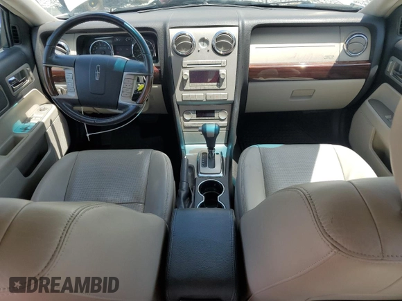 2007 Lincoln MKZ z VIN 3LNHM26T47R672606, wystawiony jako Copart lot #60527425 z przebiegiem 53 881 mil mil oraz Szkoda całkowita • Salvage title. Historia ofert i sprzedaży dostępna na DreamBid. Obrazek 8.