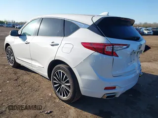 2025 Acura RDX Advance with VIN 5J8TC2H70SL008488, listed as a IAAI auction lot 42026105 with 9,770 mi miles and . Bid and sale history available at DreamBid. Image 3.