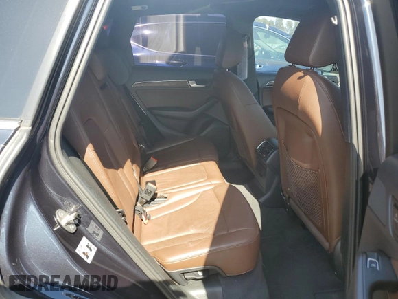 2015 Audi Q5 Premium Plus with VIN WA1LFAFP7FA109705, listed as a Copart auction lot 61877535 with 77,939 mi miles and Salvage title. Bid and sale history available at DreamBid. Image 11.