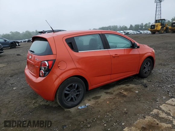 2012 Chevrolet Sonic LT with VIN 1G1JC6SBXC4200709, listed as a Copart auction lot 59656395 with 85,289 mi miles and Clean title. Bid and sale history available at DreamBid. Image 3.