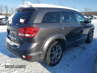 2015 Dodge Journey R/T z VIN 3C4PDDEG4FT612004, wystawiony jako Copart lot #87754405 z przebiegiem 125 479 mil mil oraz Szkoda całkowita • Salvage title. Historia ofert i sprzedaży dostępna na DreamBid. Obrazek 3.