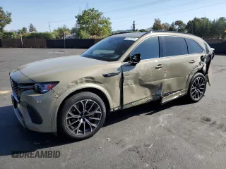 2025 Mazda CX-70 S Premium with VIN JM3KJDHC1S1103833, listed as a Copart auction lot 58776305 with 7,294 mi miles and Salvage title. Bid and sale history available at DreamBid. Image 1.