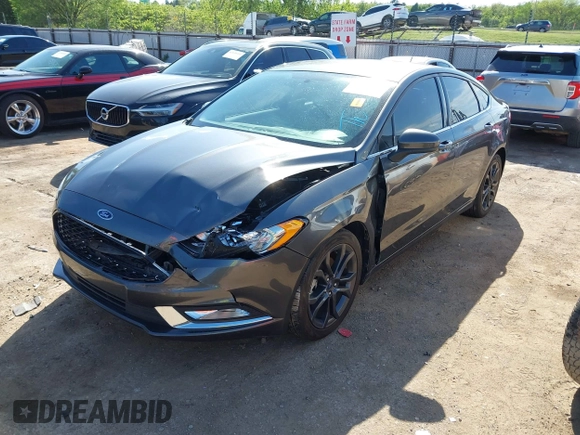 2018 Ford Fusion SE with VIN 3FA6P0HD9JR231709, listed as a IAAI auction lot 42062198 with 65,971 mi miles and . Bid and sale history available at carsss.com. Image 2.