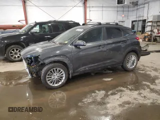 2019 Hyundai Kona SEL with VIN KM8K2CAA0KU386003, listed as a Copart auction lot 46114045 with 81,875 mi miles and Salvage Title. Bid and sale history available at carsss.com. Image 1.