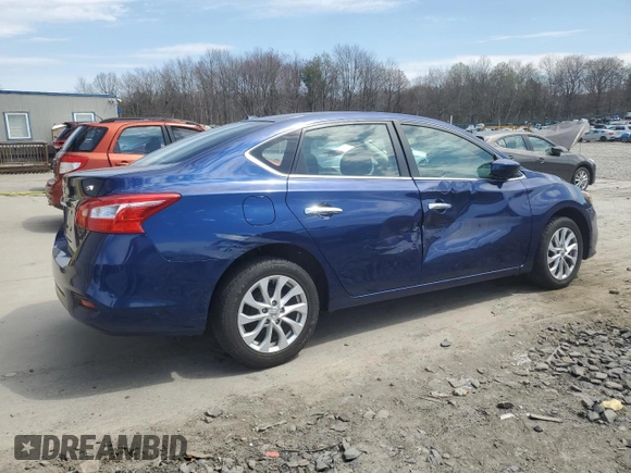 2019 Nissan Sentra SV with VIN 3N1AB7AP7KY365886, listed as a Copart auction lot 53853435 with 49,454 mi miles and Salvage Title. Bid and sale history available at carsss.com. Image 3.