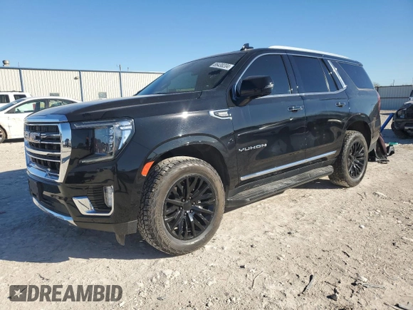 2022 GMC Yukon SLT with VIN 1GKS2BKT3NR250247, listed as a Copart auction lot 86438204 with 65,862 mi miles and Salvage Title. Bid and sale history available at carsss.com. Image 1.
