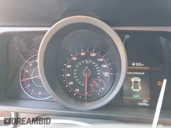 2023 Hyundai Elantra SEL with VIN KMHLM4AG7PU609203, listed as a Copart auction lot 47626835 with 15,098 mi miles and Salvage Title. Bid and sale history available at DreamBid. Image 9.