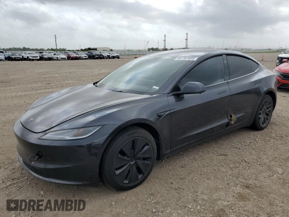 2024 Tesla Model 3 z VIN 5YJ3E1EA2RF822321, wystawiony jako Copart lot #51787895 z przebiegiem 18 664 mil mil oraz Szkoda całkowita • Salvage title. Historia ofert i sprzedaży dostępna na DreamBid. Obrazek 1.