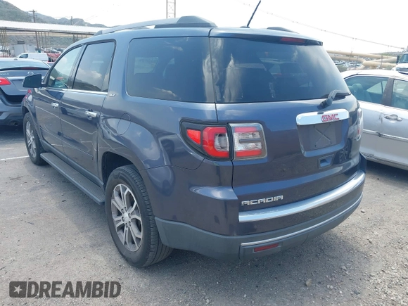 2013 GMC Acadia SLT with VIN 1GKKRRKD8DJ252697, listed as a IAAI auction lot 42141345 with 129,540 mi miles and . Bid and sale history available at carsss.com. Image 3.