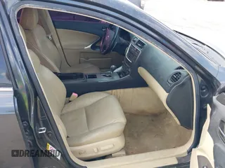 2006 Lexus IS 250 Manual with VIN JTHBK262865010292, listed as a IAAI auction lot 41832213 with 224,542 mi miles. Bid and sale history available at carsss.com. Image 5.