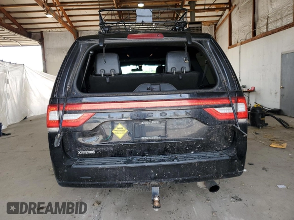2017 Lincoln Navigator Reserve with VIN 5LMJJ2LT4HEL02529, listed as a Copart auction lot 58166845 with 145,091 mi miles and Salvage title. Bid and sale history available at DreamBid. Image 6.
