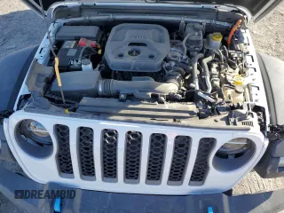 2022 Jeep Wrangler Unlimited Rubicon with VIN 1C4JJXR63NW206144, listed as a Copart auction lot 47234895 with 5,876 mi miles and Salvage title. Bid and sale history available at DreamBid. Image 12.