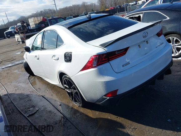 2015 Lexus IS 350 z VIN JTHCE1D29F5008351, wystawiony jako IAAI lot #41125891 z przebiegiem Nie podano mil oraz . Historia ofert i sprzedaży dostępna na DreamBid. Obrazek 3.