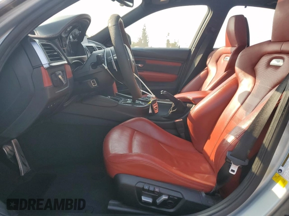 2016 BMW M3 with VIN WBS8M9C52G5D30251, listed as a Copart auction lot 63709275 with 74,404 mi miles and Salvage title. Bid and sale history available at DreamBid. Image 7.