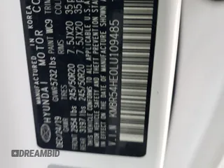 2020 Hyundai Palisade Limited с VIN KM8R54HE0LU109485, выставлен на аукционе Copart как лот 57971205 с пробегом 82 978 миль миль и На запчасти • Non repairable. История ставок и продаж доступна на DreamBid. Изображение 13.
