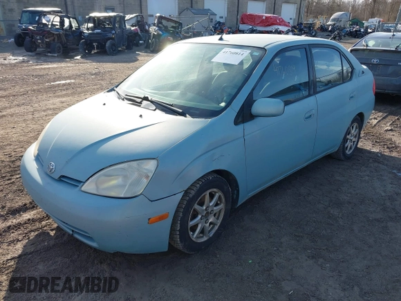 2001 Toyota Prius with VIN JT2BK12U810037395, listed as a IAAI auction lot 41760814 with 252,179 mi miles. Bid and sale history available at carsss.com. Image 2.