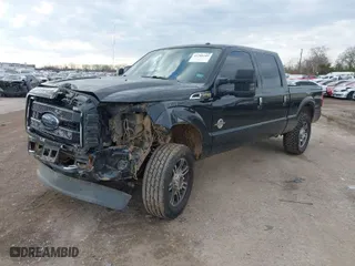 2015 Ford Super Duty F-250 SRW Lariat with VIN 1FT7W2BTXFEA69113, listed as a IAAI auction lot 41288189 with 280,583 mi miles. Bid and sale history available at carsss.com. Image 2.