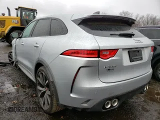 2020 Jaguar F-Pace SVR with VIN SADCZ2EE3LA617186, listed as a Copart auction lot 73372603 with 52,265 mi miles and Salvage Title. Bid and sale history available at DreamBid. Image 2.