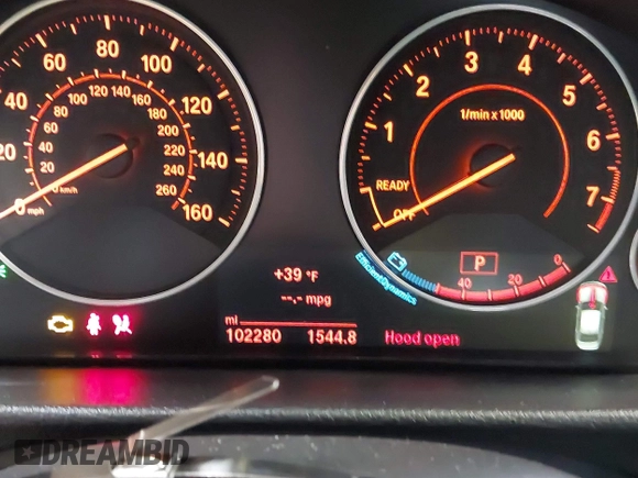 2017 BMW 3 Series 340i xDrive with VIN WBA8B7G55HNU37351, listed as a IAAI auction lot 41613308 with 102,280 mi miles and . Bid and sale history available at DreamBid. Image 7.