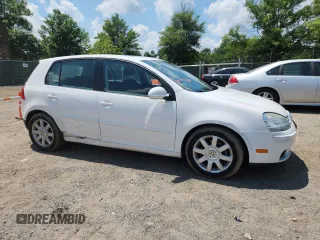 2009 Volkswagen Rabbit S with VIN WVWDB71K79W120196, listed as a Copart auction lot 62126625 with 105,695 mi miles and Salvage title. Bid and sale history available at DreamBid. Image 4.