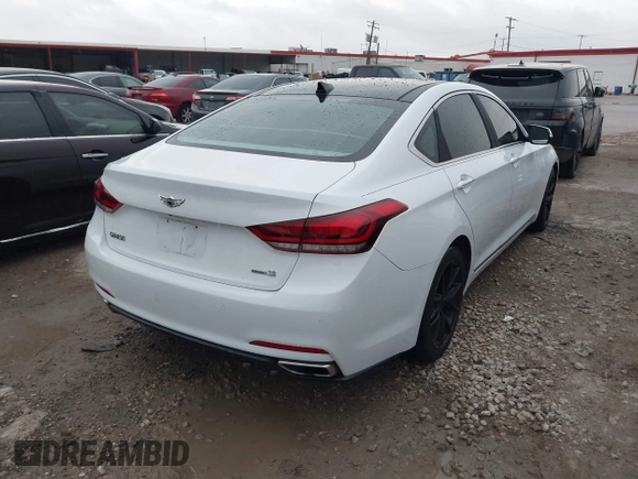 2015 Hyundai Genesis 3.8L with VIN KMHGN4JEXFU045316, listed as a IAAI auction lot 42111986 with 139,349 mi miles. Bid and sale history available at carsss.com. Image 4.