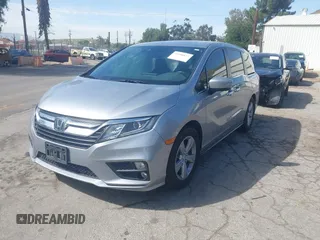 2020 Honda Odyssey EX-L with VIN 5FNRL6H7XLB017154, listed as a IAAI auction lot 41698872 with 54,626 mi miles. Bid and sale history available at carsss.com. Image 17.