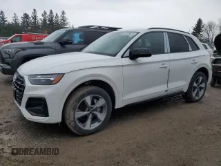 2024 Audi Q5 Komfort with VIN WA1AAAFY4R2124076, listed as a Copart auction lot 84029874 with 66 mi miles and Non Repairable. Bid and sale history available at carsss.com. Image 1.