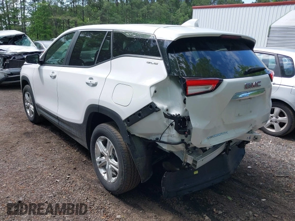 2024 GMC Terrain SLE with VIN 3GKALTEG0RL298699, listed as a IAAI auction lot 42222376 with 25,567 mi miles and . Bid and sale history available at DreamBid. Image 3.