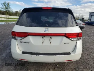 2016 Honda Odyssey Touring Elite with VIN 5FNRL5H90GB007492, listed as a Copart auction lot 55474445 with Not Provided miles and Salvage Title. Bid and sale history available at DreamBid. Image 6.