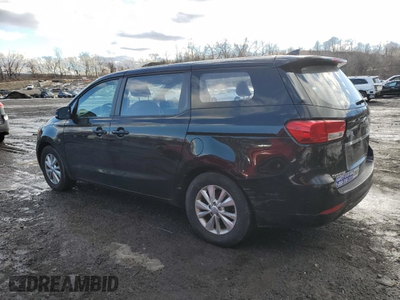 2017 Kia Sedona L with VIN KNDMA5C12H6291724, listed as a Copart auction lot 43546065 with 68,271 mi miles and Salvage Title. Bid and sale history available at carsss.com. Image 2.
