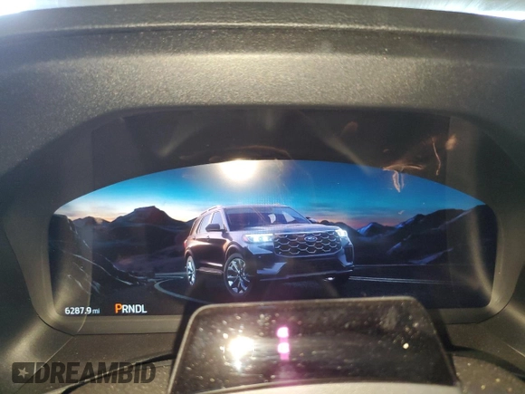 2025 Ford Explorer ST-Line with VIN 1FMUK7KH3SGA50405, listed as a Copart auction lot 49853135 with 6,287 mi miles and Salvage title. Bid and sale history available at DreamBid. Image 9.