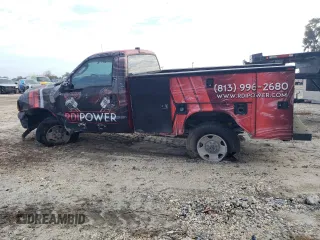 2007 Ford F-250 XL with VIN 1FTSF21P97EB07964, listed as a Copart auction lot 40119684 with 215,318 mi miles and Salvage Title. Bid and sale history available at DreamBid. Image 2.