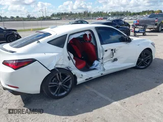 2024 Acura Integra Technology with VIN 19UDE4H69RA018119, listed as a IAAI auction lot 41561088 with 2,665 mi miles and . Bid and sale history available at DreamBid. Image 4.