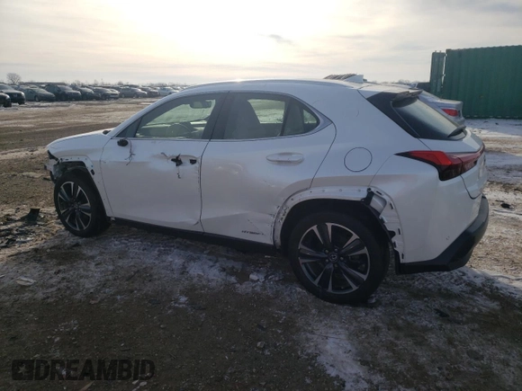 2020 Lexus UX with VIN JTHP9JBH5L2029448, listed as a Copart auction lot 72616172 with 21,874 mi miles. Bid and sale history available at carsss.com. Image 2.