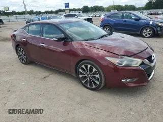 2016 Nissan Maxima SR with VIN 1N4AA6AP5GC404071, listed as a Copart auction lot 60612015 with 34,917 mi miles and Salvage title. Bid and sale history available at DreamBid. Image 4.