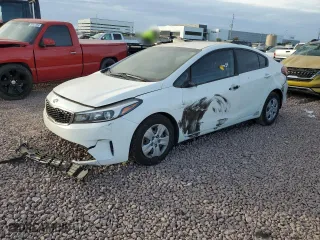 2017 Kia Forte LX with VIN 3KPFK4A70HE113747, listed as a Copart auction lot 86113054 with 122,875 mi miles and Salvage Title. Bid and sale history available at carsss.com. Image 1.
