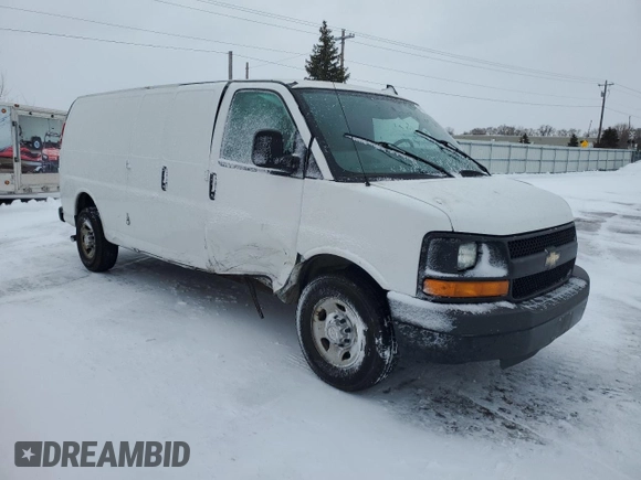 2016 Chevrolet Express Cargo Van with VIN 1GCWGBFF0G1131835, listed as a Copart auction lot 47828095 with 235,021 mi miles and Salvage Title. Bid and sale history available at carsss.com. Image 4.