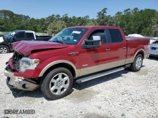 2013 Ford F-150 XL with VIN 1FTFW1CTXDKF93641, listed as a Copart auction lot 52817575 with 117,172 mi miles and Salvage Title. Bid and sale history available at carsss.com. Image 1.