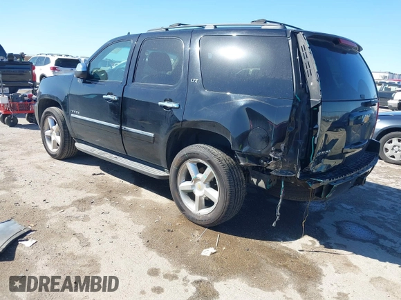 2013 Chevrolet Tahoe LTZ with VIN 1GNSKCE0XDR350970, listed as a IAAI auction lot 41704253 with 126,653 mi miles and . Bid and sale history available at DreamBid. Image 3.